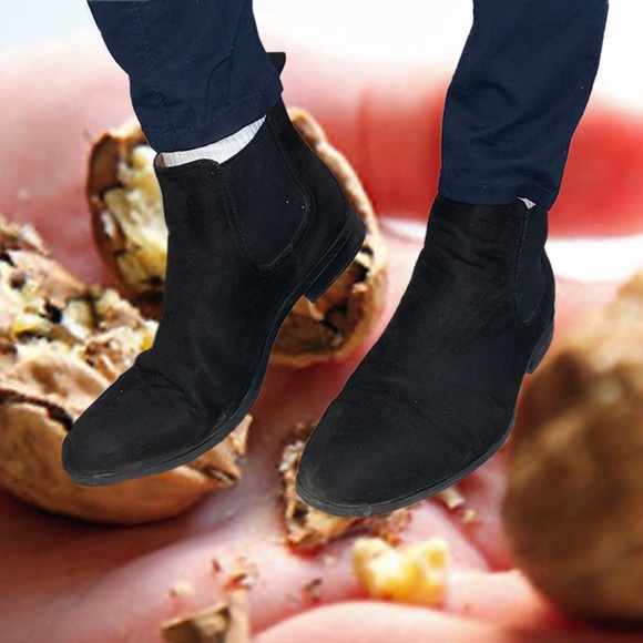 H&M Black Suede Chelsea Boots - Picture 2 of 4